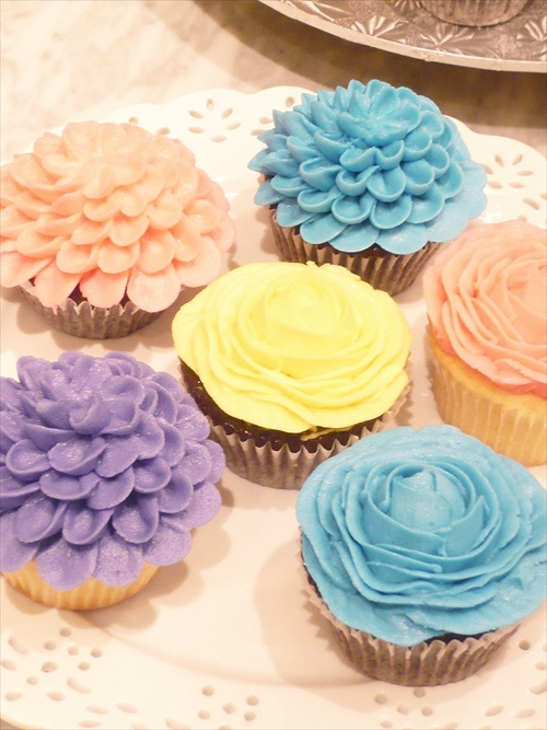 flower cupcakes1